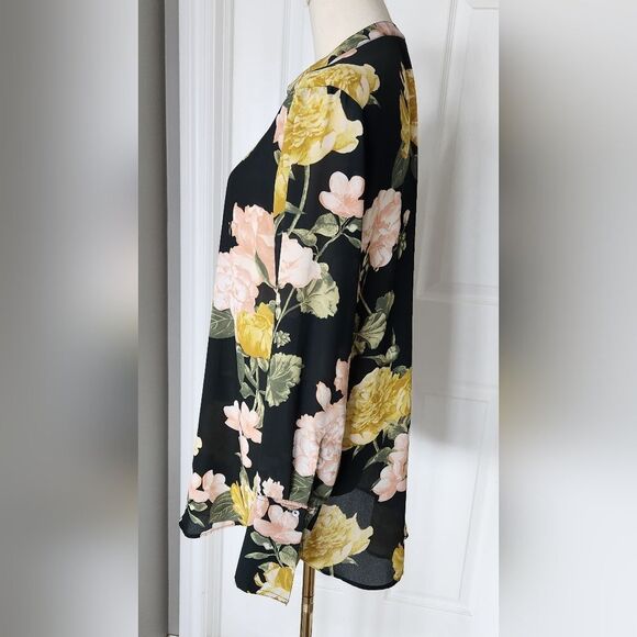 NWOT H&M Conscious Floral Blouse - Size 12 - Picture 7 of 10